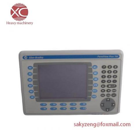 GE 2711P-B7C4D1 PanelView Plus 700 Keypad/Touch/Enet/RS232, 64MB, DC Control System