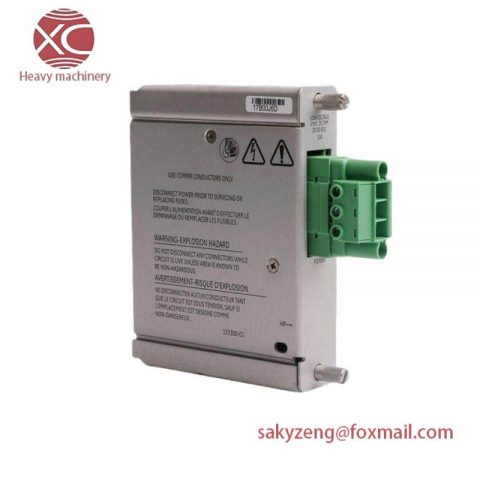 Bently Nevada 3500/01-01 Rack Configuration Software, Industrial Control Systems