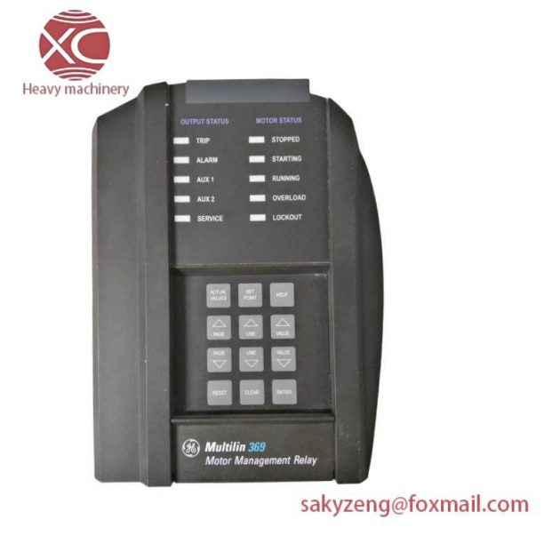 GE 369-HI-R-M-0-0: Advanced Motor Management Digital Relay, Optimizing Industrial Control Systems