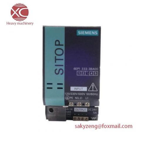 Siemens Power Supply 6EP1 333-3BA00: High-Performance Industrial Control Module