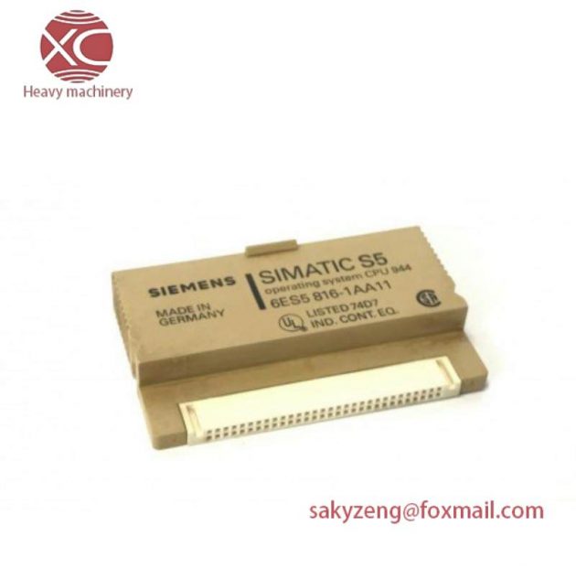 SIEMENS 6ES5816-1AA11: Advanced Process Control Module for Industrial Automation