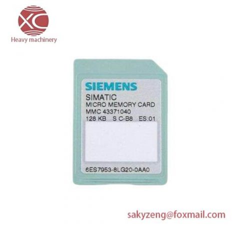 Siemens 6ES7953-8LG20-0AA0 Micro Memory Card for Industrial Control Systems