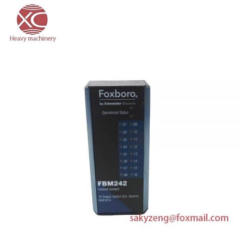 FOXBORO FBM242 RH916TA - Channel Isolated 16-Output Switch, Precision Control & Safety