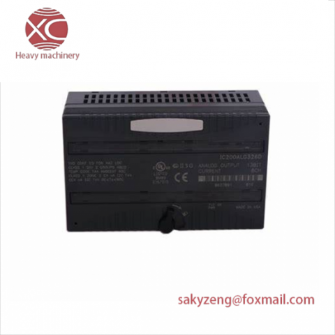 GE FANUC IC200ALG326H: High Precision Analog Output Module