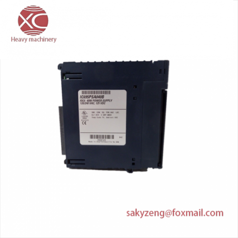 GE FANUC IC695PSA040B - High-Performance Power Supply for Industrial Control Systems