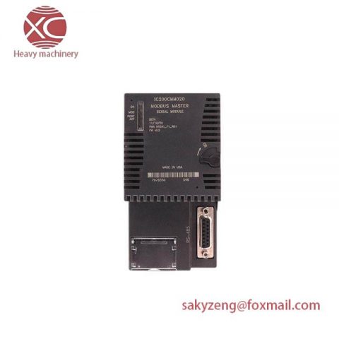 GE IC200CMM020: Modbus Master Module, Enhancing Industrial Automation Efficiency