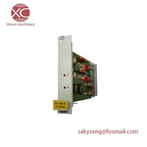 HIMA F3106 PLC CARD - Precision Control Solutions for Industrial Automation