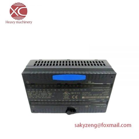 GE IC200MDL742: VersaMax Discrete Output Module for Advanced Control Solutions