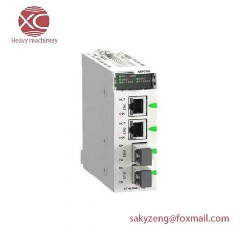 Schneider BMXNRP0200 Fiber Converter Module; Manufacturer: Schneider Electric
