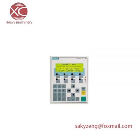 SIEMENS 6AV3607-1JC00-0AX1 OP7/PP LC Display Operator Panel, for Industrial Control Systems