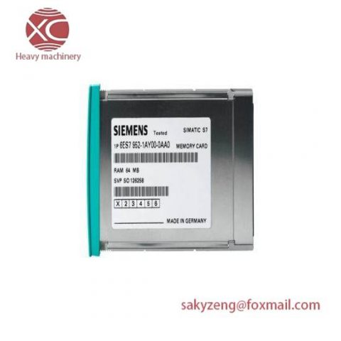 Siemens 6ES7952-0KH00-0AA0 S7-400 RAM Memory Card, 1 MB, Long Version