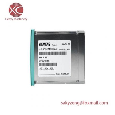 SIEMENS 6ES7952-1AH00-0AA0 RAM MEMORY CARD for S7-400 Series, Industrial Automation Modules