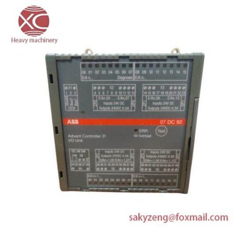 ABB 07DC92 GJR5252200R0101 - Industrial Digital Input/Output Module