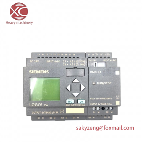 SIEMENS 6ED1-052 CC00-0BA5 LOGIC MODULE WITH DISPLAY