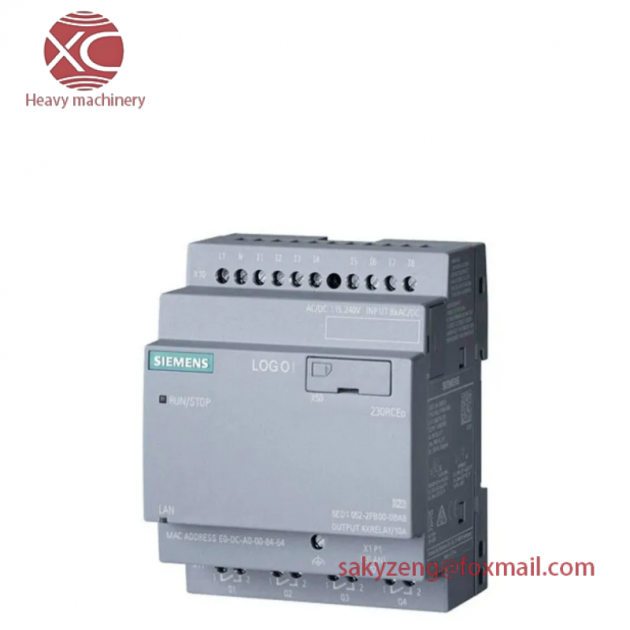 Siemens LOGO! 12/24RCE Logic Module 6ED1052-1MD08-0BA0 - Industrial Control System