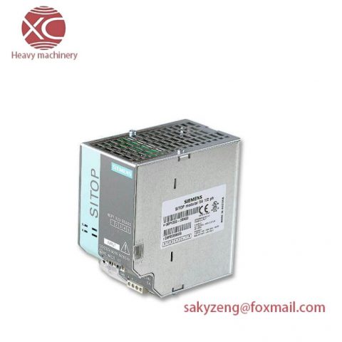 SIEMENS 6EP1 334-3BA00 SITOP Power Supply: Reliable Energy Solution for Industrial Applications