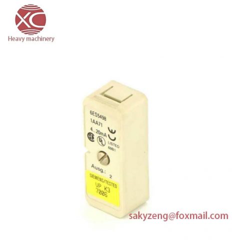 SIEMENS 6ES5498-1AA71: High-Performance Analog Input SubModule for Industrial Control