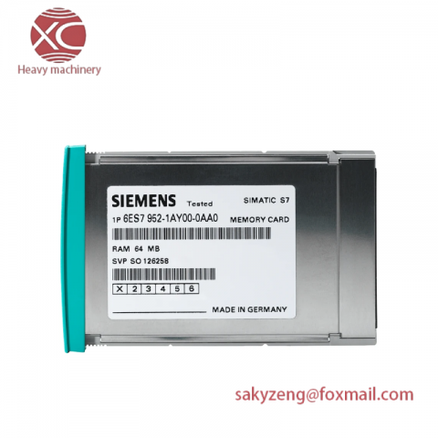 SIEMENS S7 Memory Card 6ES7952-0KH00-0AA0 for Industrial Control Systems