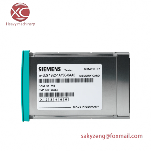 SIEMENS S7 Memory Card 6ES7952-0KH00-0AA0 for Industrial Control Systems