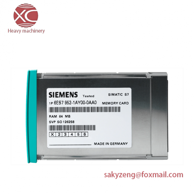 SIEMENS 6ES7952-1KL00-0AA0 Memory Module for Industrial Control Systems