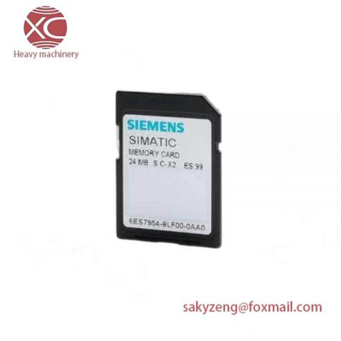 SIEMENS 6ES7954-8LF03-0AA0: Advanced S7 Memory Card for Industrial Automation