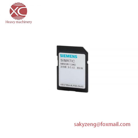 SIEMENS 6ES7954-8LL03-0AA0 Memory Card for S7-1x00 CPU, Designed for Industrial Control Systems