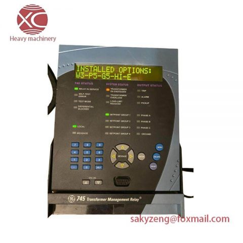 GE 745-W3-P5-G5-HI-R-E Relays - Precision Control for Transformers
