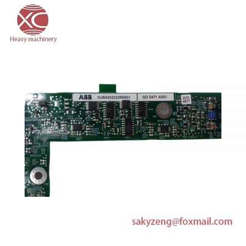 ABB GDD471A001 2UBA002322R0001 MODULE - Advanced Control Core for Industrial Automation