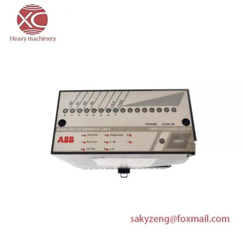 ABB ICSA04B5 ANALOG I/O REMOTE UNIT - High-Performance I/O Solution for Industrial Automation