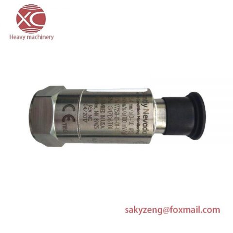 BENTLY NEVADA 177230-00-01-05 Seismic Transmitter: Precision Measurement for Critical Infrastructure