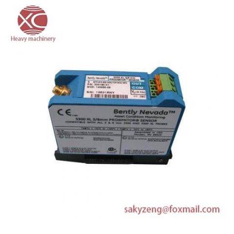 Bently Nevada 330180-X1-00: Advanced 3300 XL Proximitor Sensor for Industry Control
