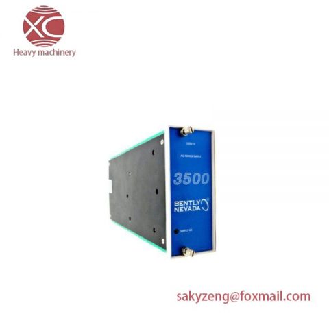 Bentley Nevada 3500/15 Power Supply Module, Precision Control for Industrial Applications