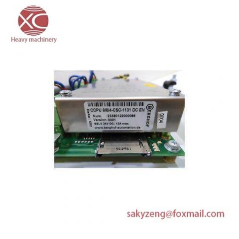 Berghof CCPU 8/8/4-CSC-1131 New: Industrial Control Module