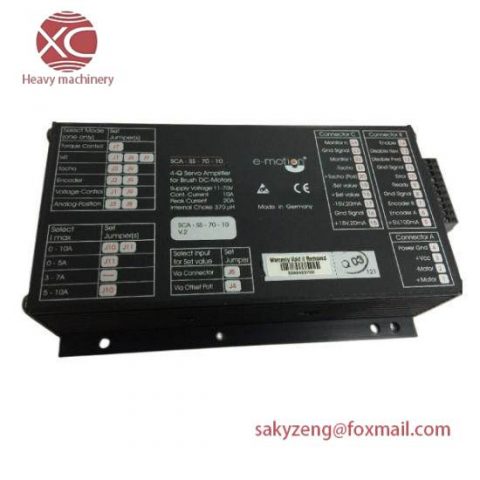 E-motion SCA-SS-70-10 Servodrive - Precision Control for Industrial Automation