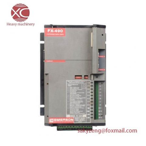 Emerson DeltaV FX490 Servo Driver - High Precision Control for Industrial Automation, 200 Characters