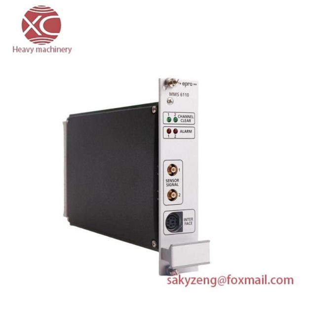 EPRO MMS6110 PLC Power Supply, EPRO Type Designation: PLC, Relative Rotor Vibration Monitor