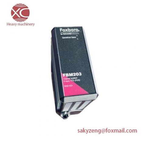 FOXBORO FBM203 RH914SV: Channel Isolated Input Module - Advanced Control Solutions