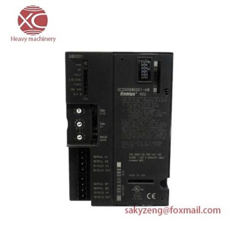 GE IC200GBI001 - High-Performance Interface Module for Industrial Automation