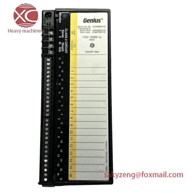 GE IC660BBD110 High-Speed Counter Block