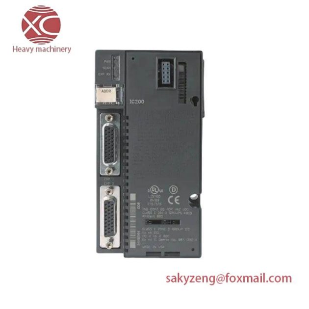 GE IC200ETM001: Industrial Expansion Transmitter Module for Precise Process Control