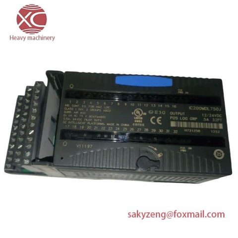 GE IC200MDL750J: Advanced VersaMax Output Module for Industrial Automation