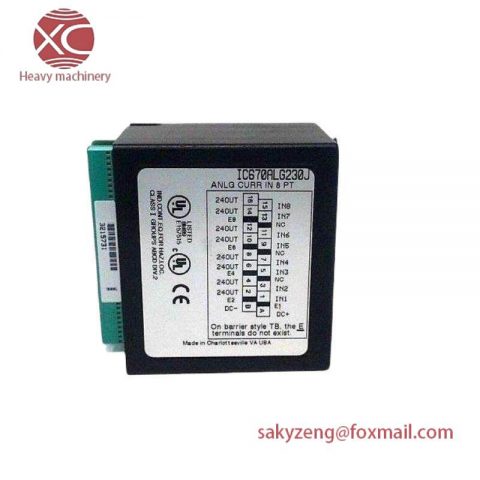 GE IC670ALG230: 8-Channel Analog Input Current Module