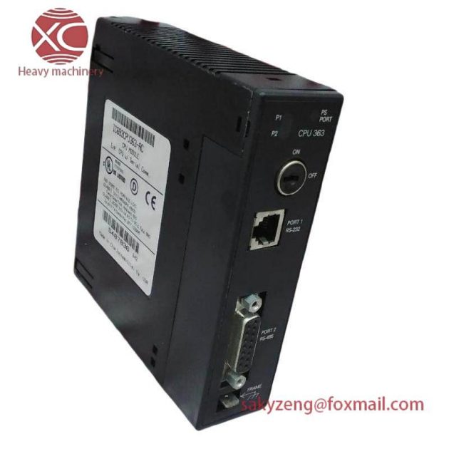 GE IC693CPU363 Single Slot CPU Module: High-Performance Control Core