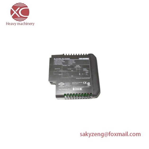 EMERSON KJ3001X1-BB1 | 8-Channel 24 VDC Dry Contact Card