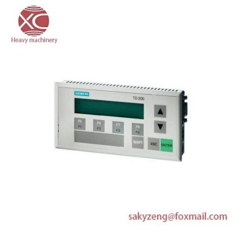 Siemens TD 200 Display Panel 6ES7272-0AA20-0YA0 - Industry Grade HMI Solution