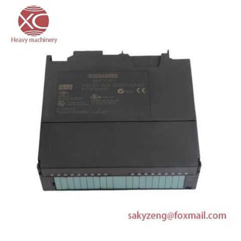 Siemens SIMATIC S7-300 Analog I/O Module 6ES7334-0CE01-0AA0, High-Performance Industrial Automation Component