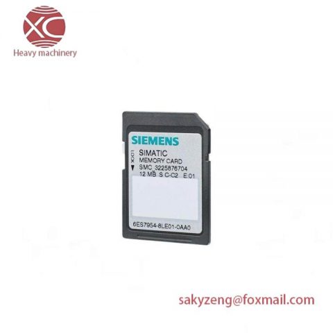 SIEMENS SIMATIC S7 Memory Card 6ES7954-8LC03-0AA0 for Industrial Automation