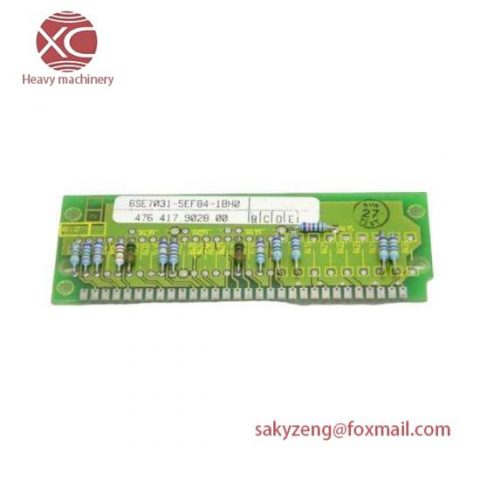 Siemens 6SE7031-5EF84-1BH0: Precision Normalizing Module for Industrial Control Systems