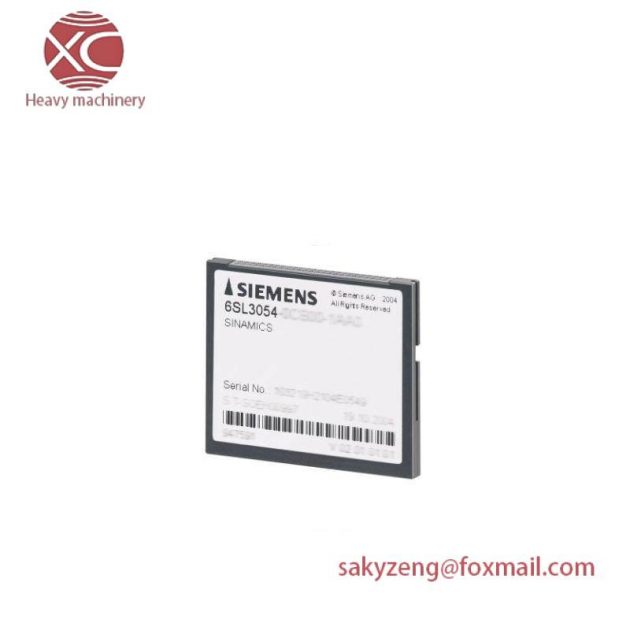 Siemens SINAMICS S120 CompactFlash Card 6SL3054-0AA01-1AA0, High-performance Control Module