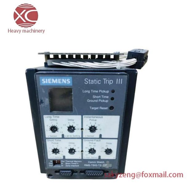 SIEMENS RMS-TSIG-TZ Static Trip - Advanced Control Module, High Performance & Reliability